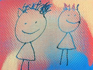 発達障害の子が書いた小学生の絵